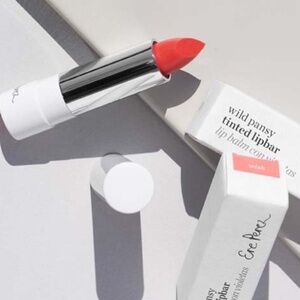 Ere Perez Wild Pansy Tinted Lipbar Lipstick 'Wish' Orange Coral NIB